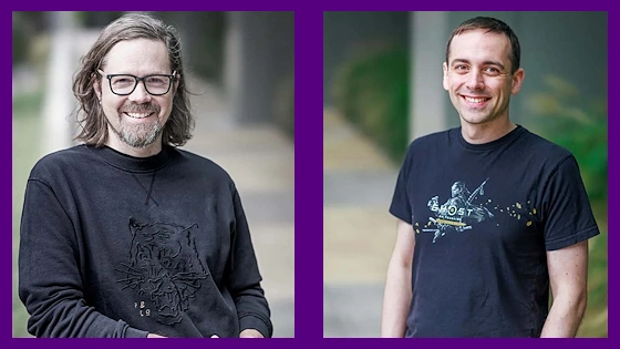 Jason Connell und Adrian Bentley